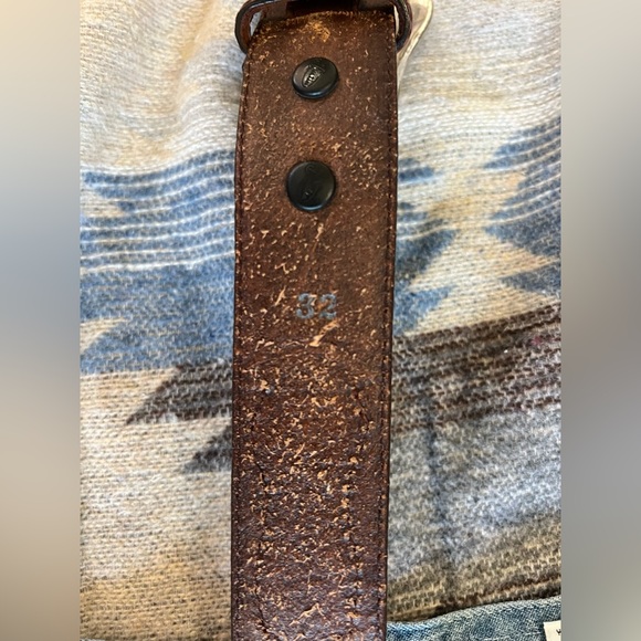 Vintage Justin Top Grain Western Belt
